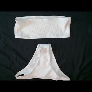ZAFUL White Bando swimsuit
